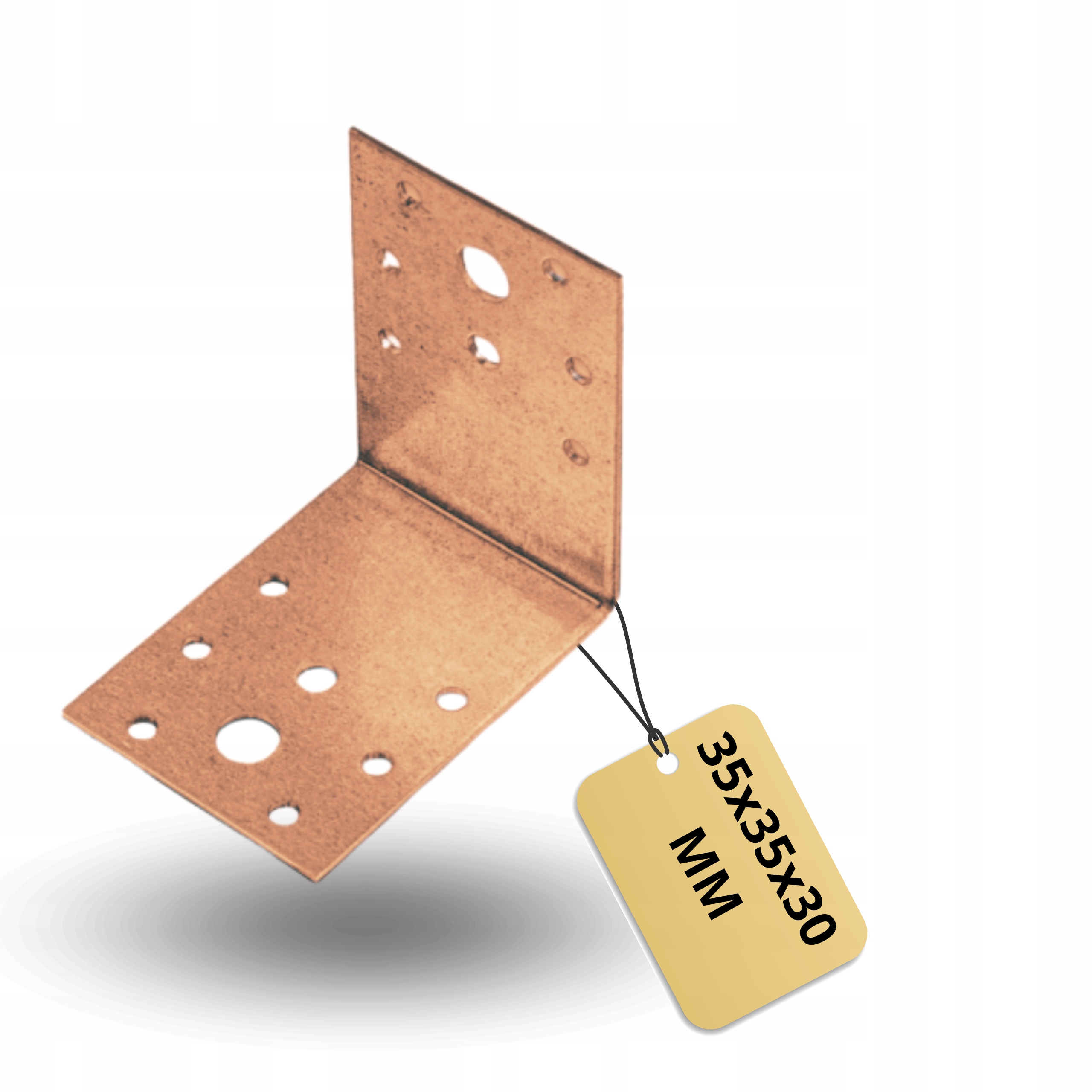 Sada 100 Ks Stavební Úhelník Pozink Montážní Tesařský 35X35X30 mm