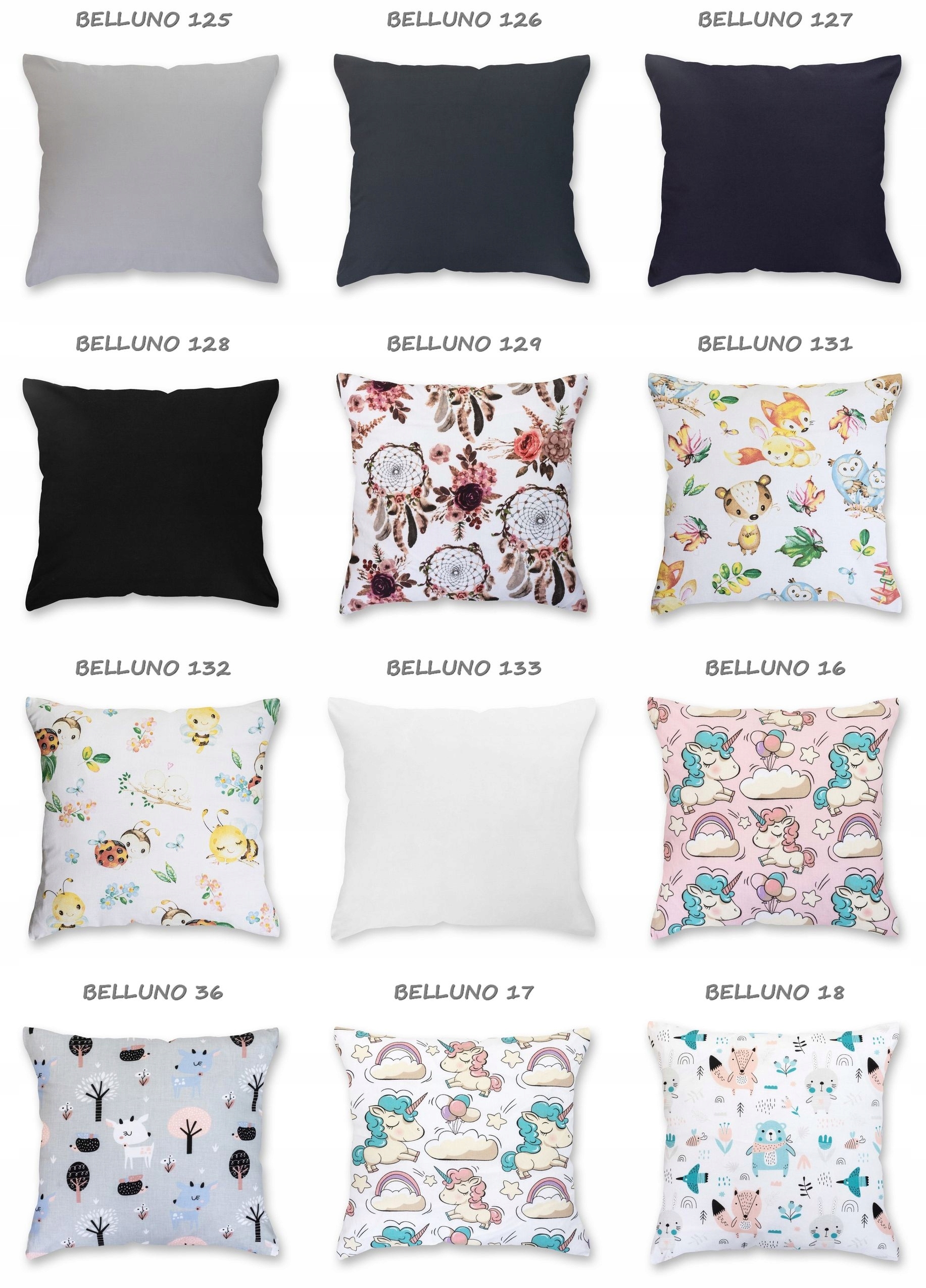 Poszewka na poduszkę jaśka 40x40 bawełniana do spania dekoracyjna Bohater brak