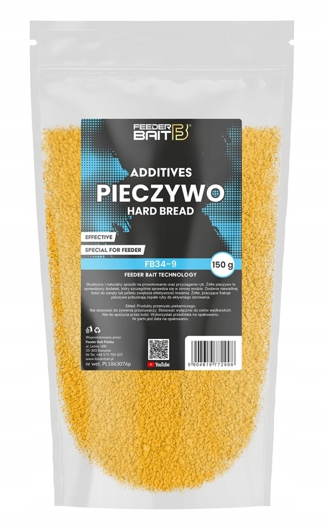 Feeder Bait Dodatek Pieczywo Żółte 150g