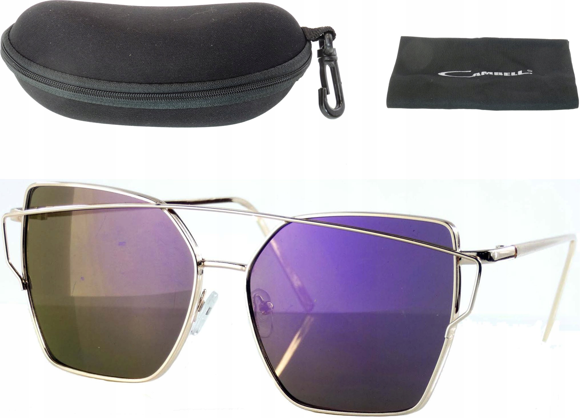 

Okulary przeciwsłoneczne Cambell UV400 Etui Koty