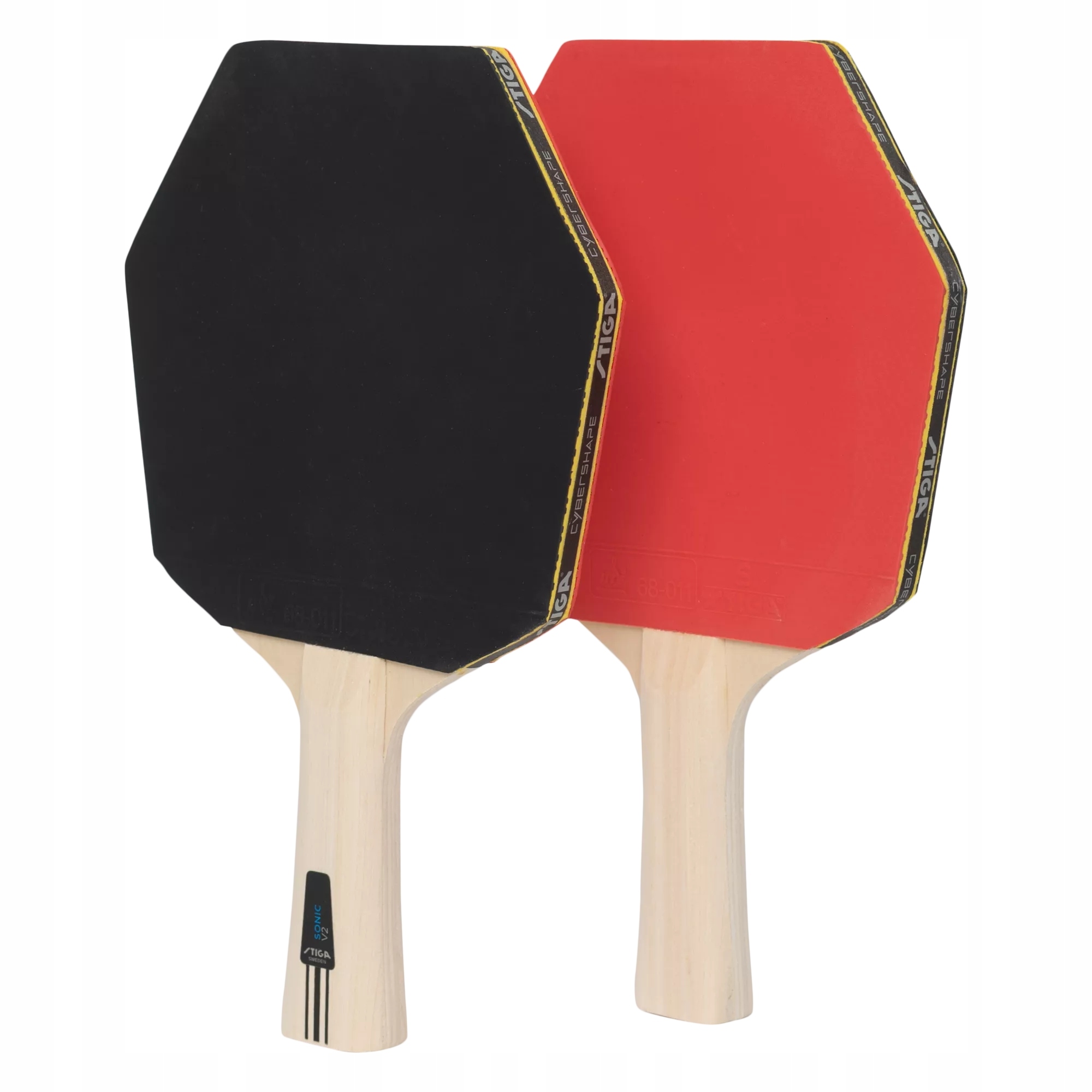 Stiga zestaw do tenisa stołowego 2 rakietki paletki Cybershape 3 piłeczki