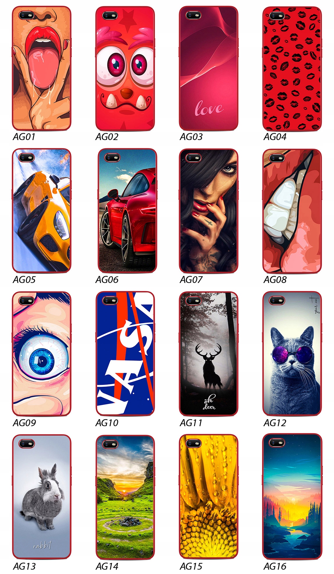 ETUI PLECKI FOTO Case OBUDOWA Pokrowiec JAKOŚĆ WZORY SZKŁO 9H do Oppo A1K Stan opakowania oryginalne