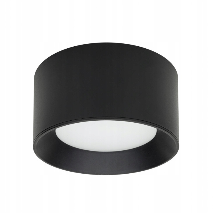 Led stropná lampa Downlight Sirus 13W 3000/4000K 927lm okrúhla čierna IP44