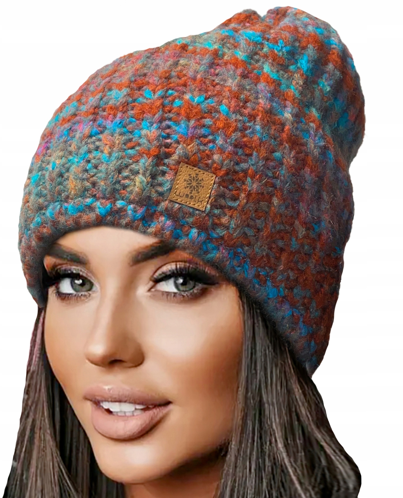 

Zimowa Czapka Przytulna Ciepła Woolk Paloma