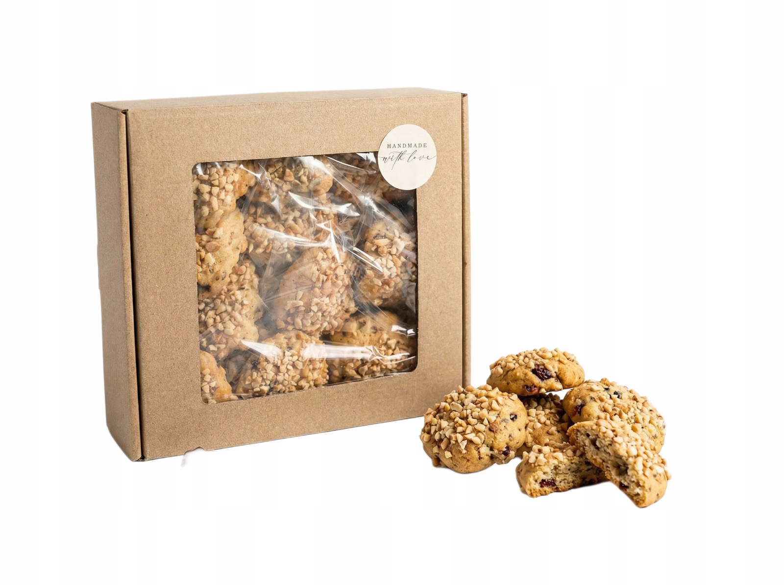 CIASTECZKA OWSIANE Z BAKALIAMI RZEMIEŚLNICZE DOMOWE CIASTKA KRUCHE 500G