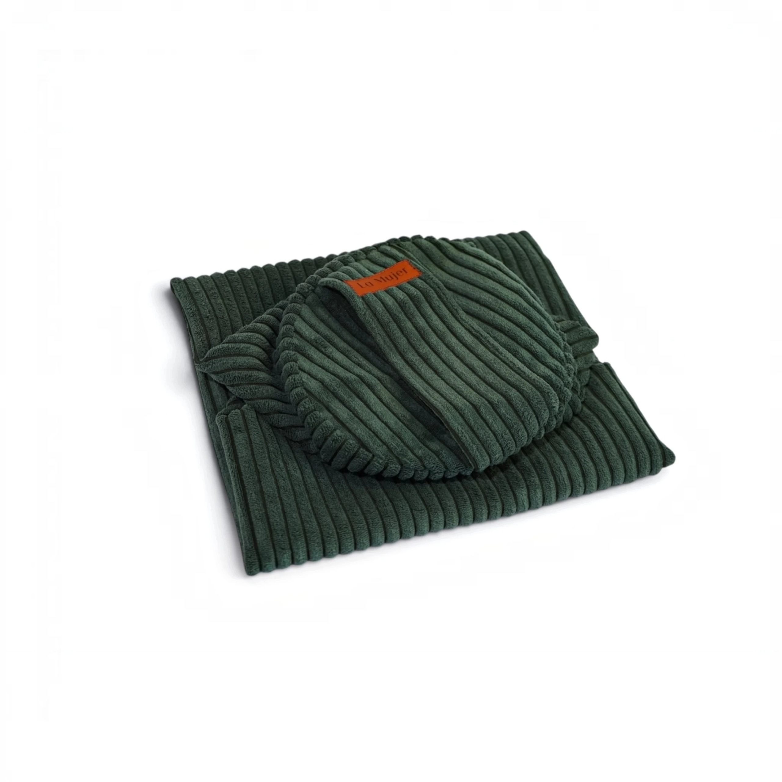Pokrowiec na wałek z łuską gryki, bolster winter moss
