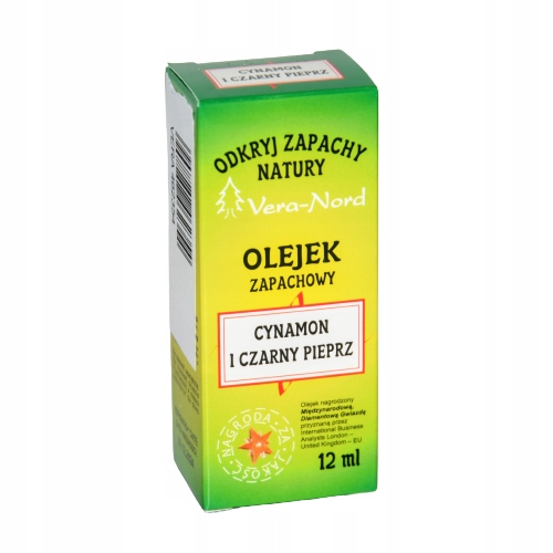 

Olejek Zapachowy Cynamon I Czarny Pieprz 12ML