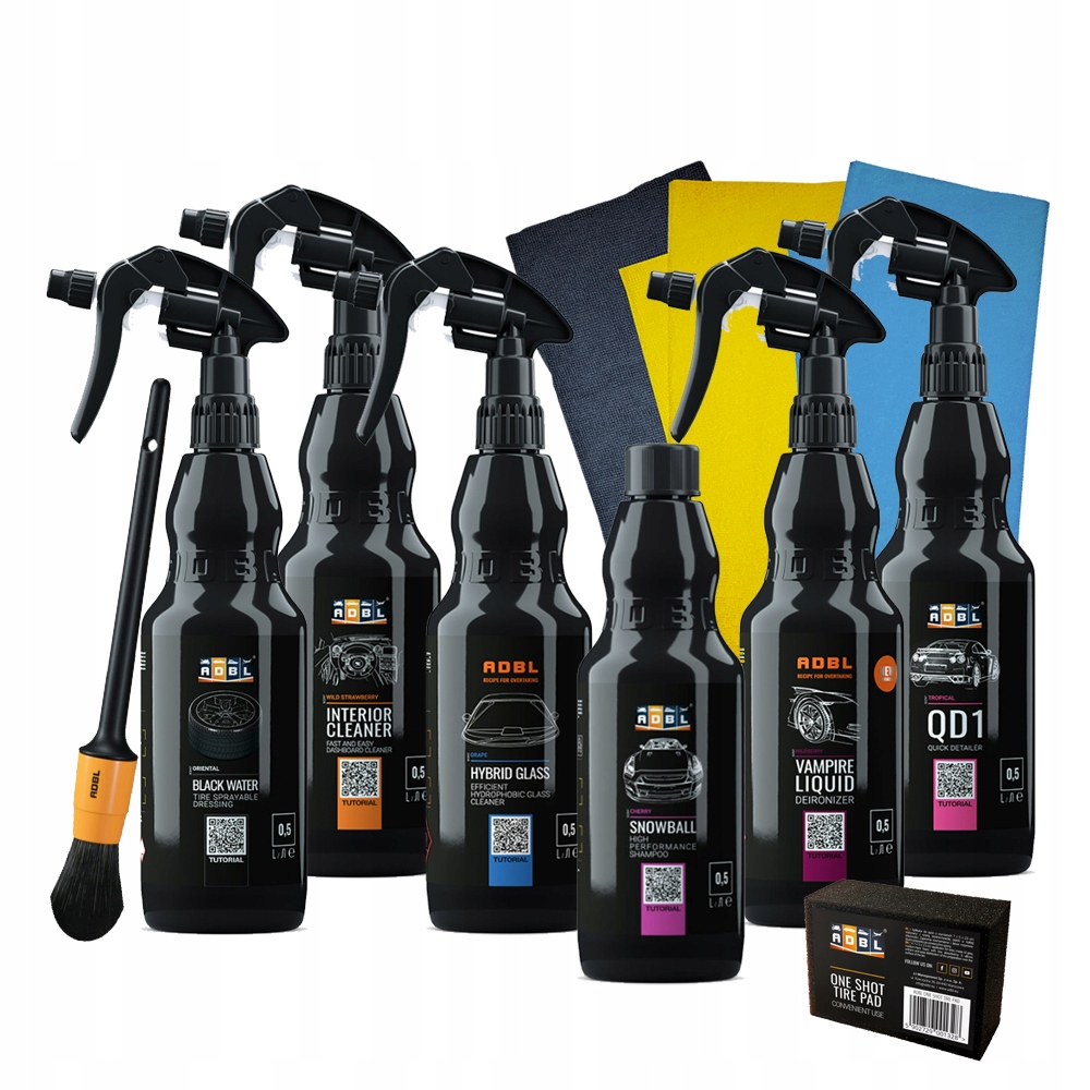 ADBL Zestaw kosmetyków do auta – detailing 2