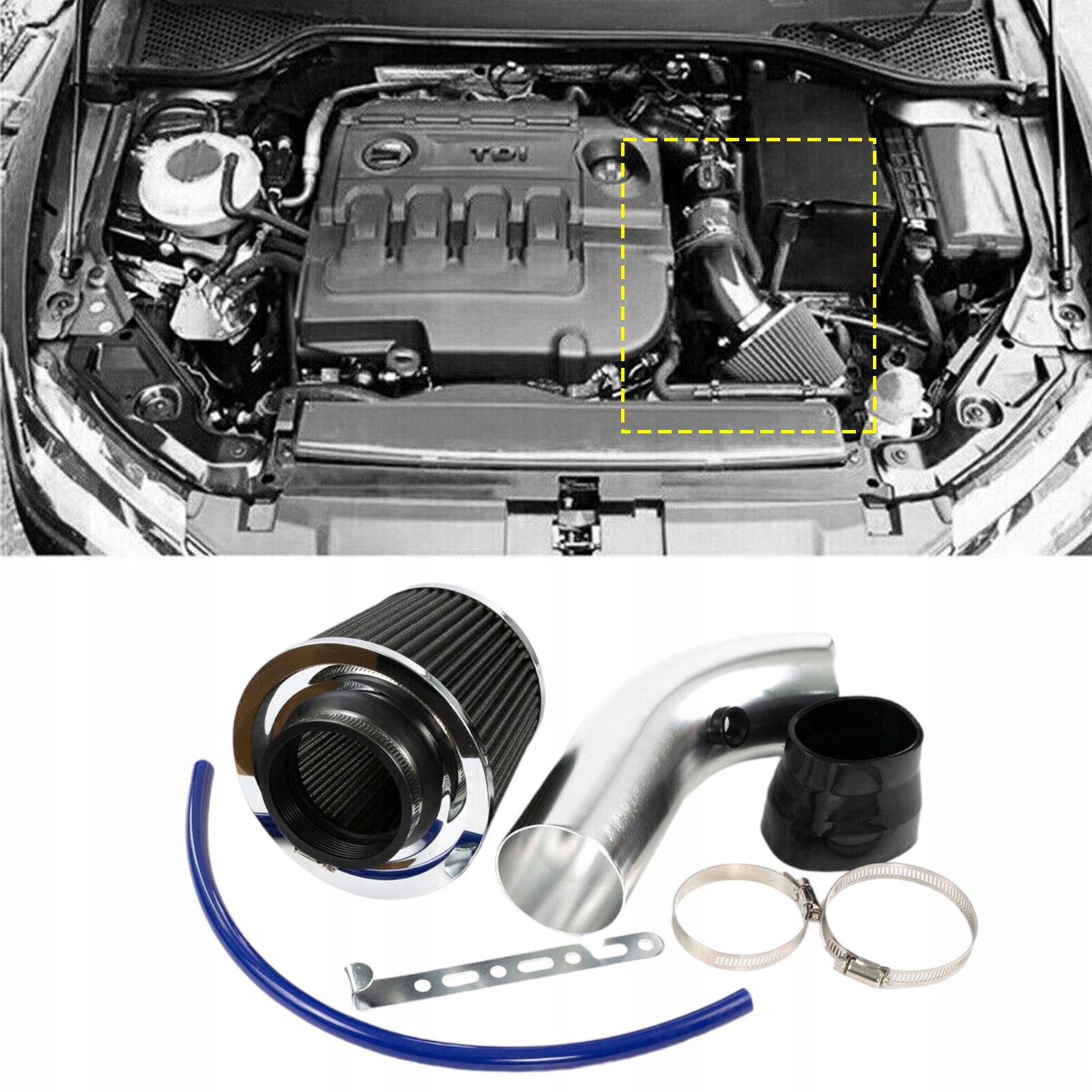 DOLOT Z FILTREM POWIETRZA STOŻEK ZESTAW Producent części ST PARTS