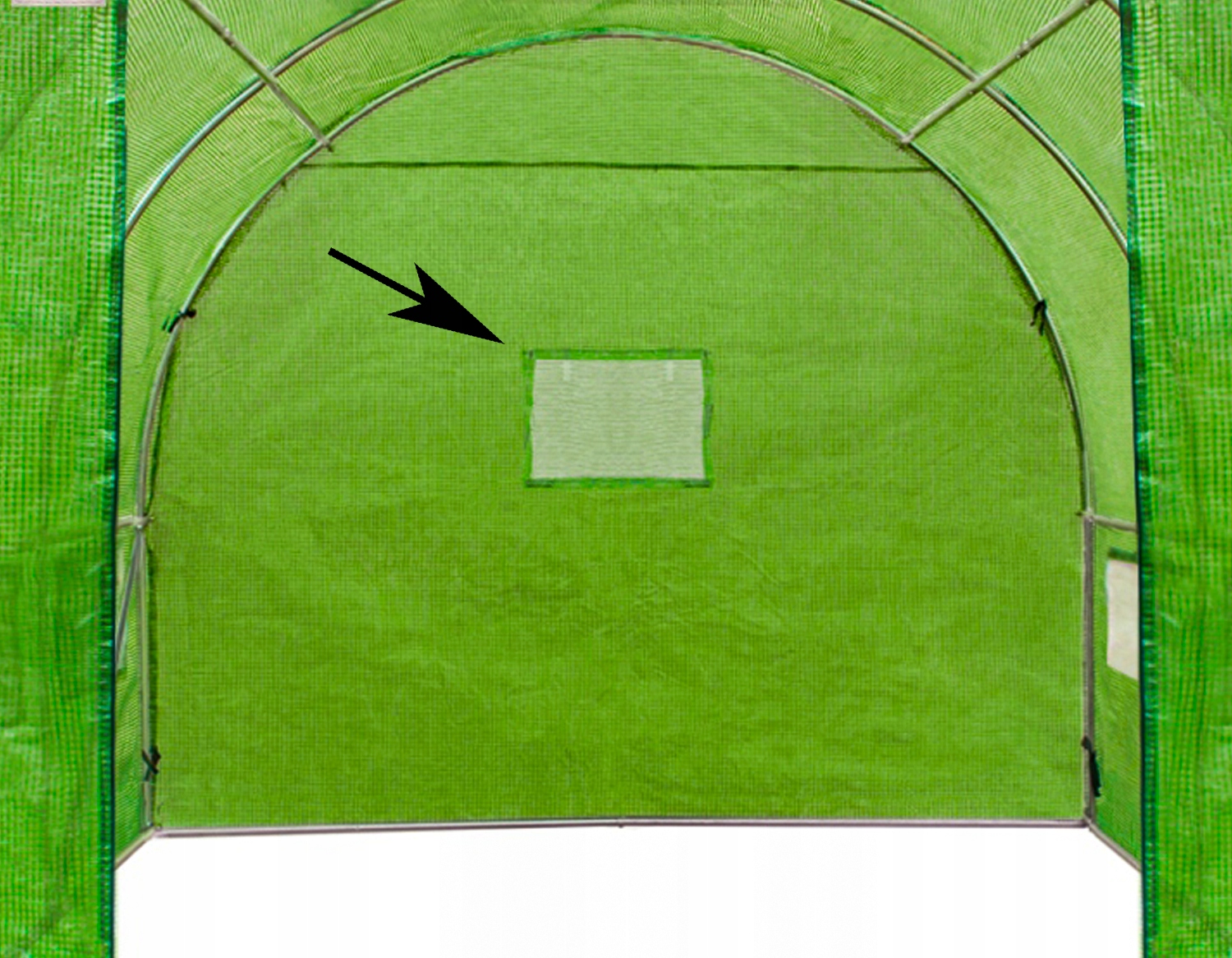 SZKLARNIA TUNEL FOLIOWY OGRODOWY SAMA FOLIA 3x2 300x200 ZIELONA Długość (cm) 300 cm