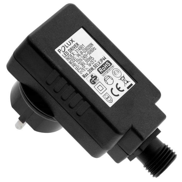 ZASILACZ PARTY 20W 36V DO GRILANDY OGRODOWEJ POLUX