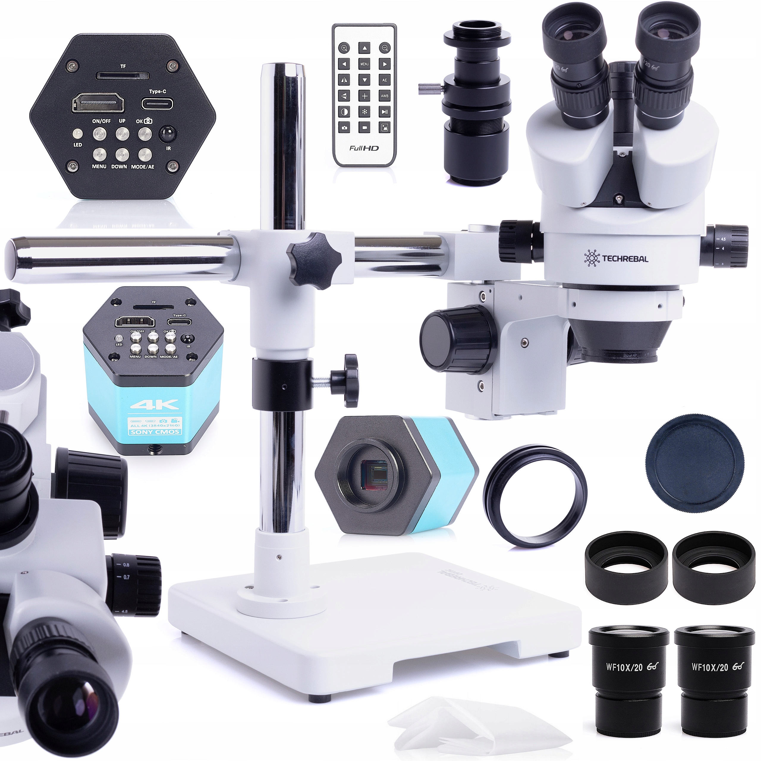 Profesionální Trinokulární Stereoskopický Mikroskop Pro Pájení V Servisu