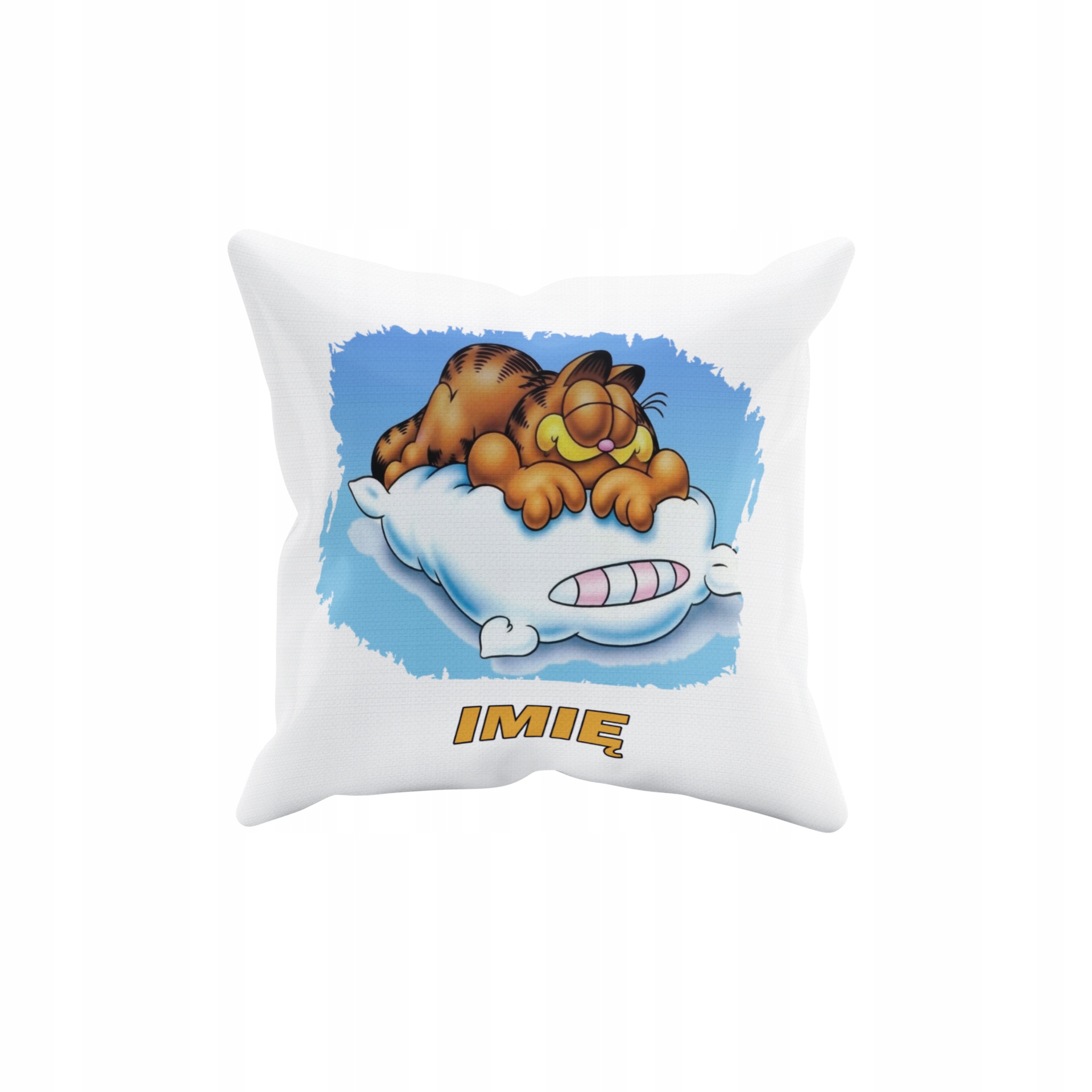 POSZEWKA NA PODUSZKĘ JAŚKA DO PRZEDSZKOLA GARFIELD + IMIĘ GRATIS Waga produktu z opakowaniem jednostkowym 0.5 kg