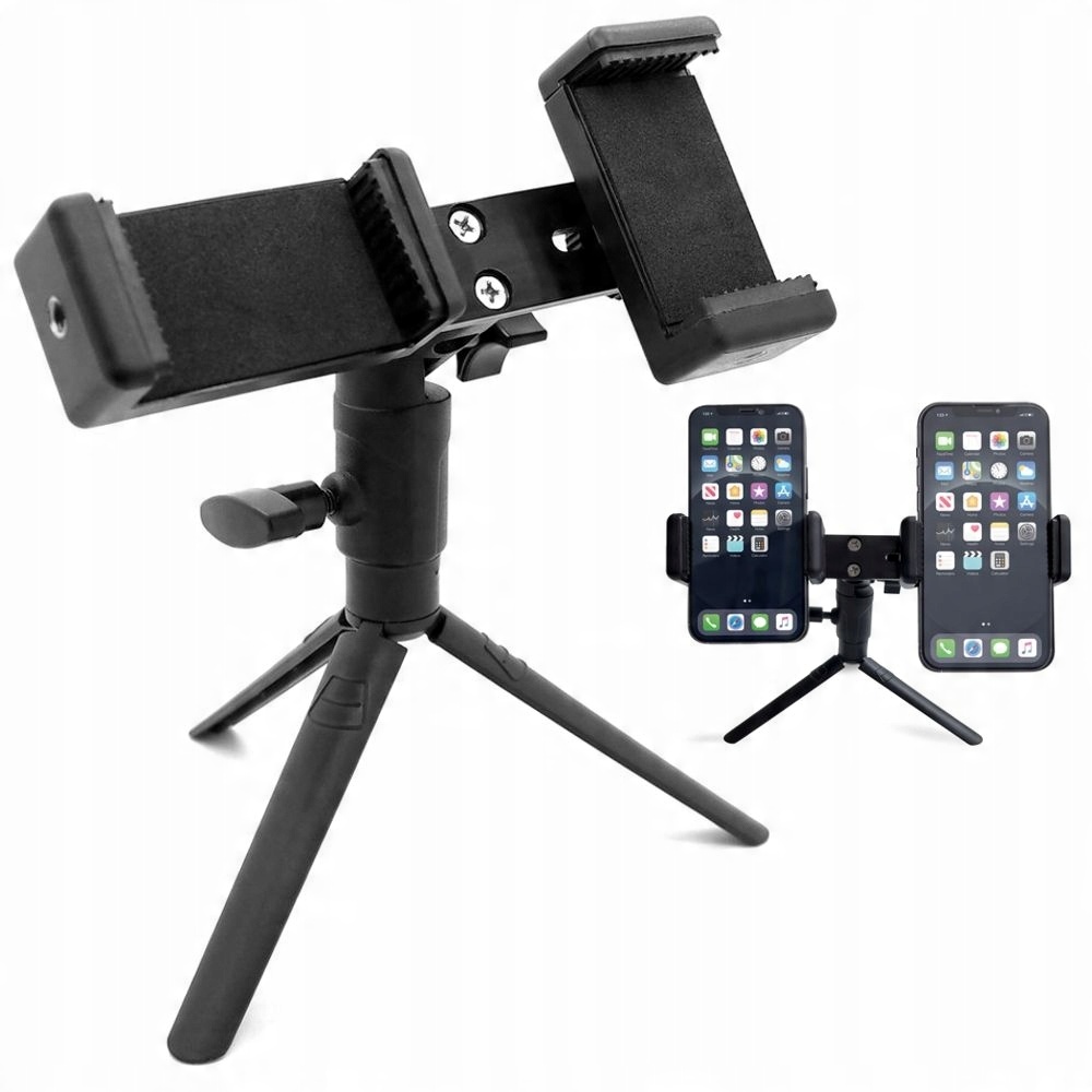 

Statyw Podwójny Uchwyt 2 Telefony Live Dual Phone
