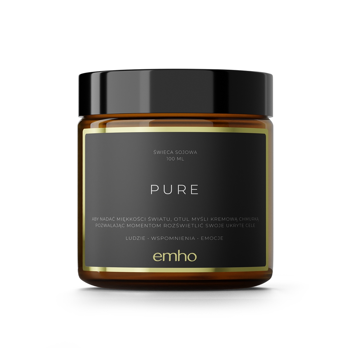 

Bezzapachowa świeca sojowa Pure