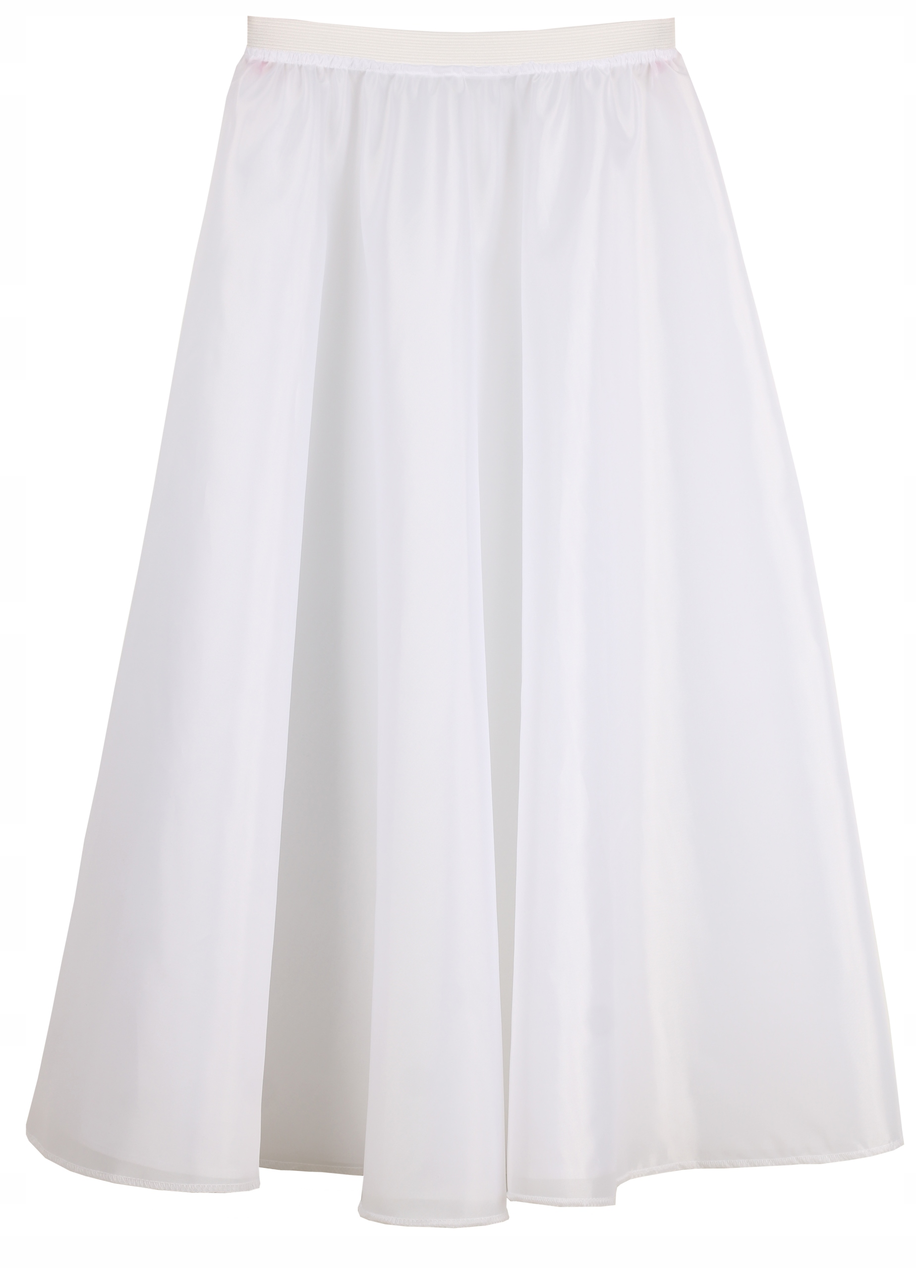 L XL HALKA MAXI BIAŁA do spódnicy na gumie 75cm