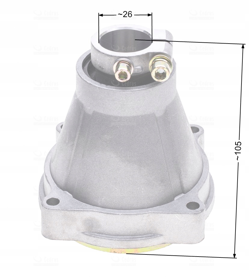 Kosz sprzęgła NAC 7F 26mm 78mm DO KOSY SPALINOWEJ BC Marka Cedrus