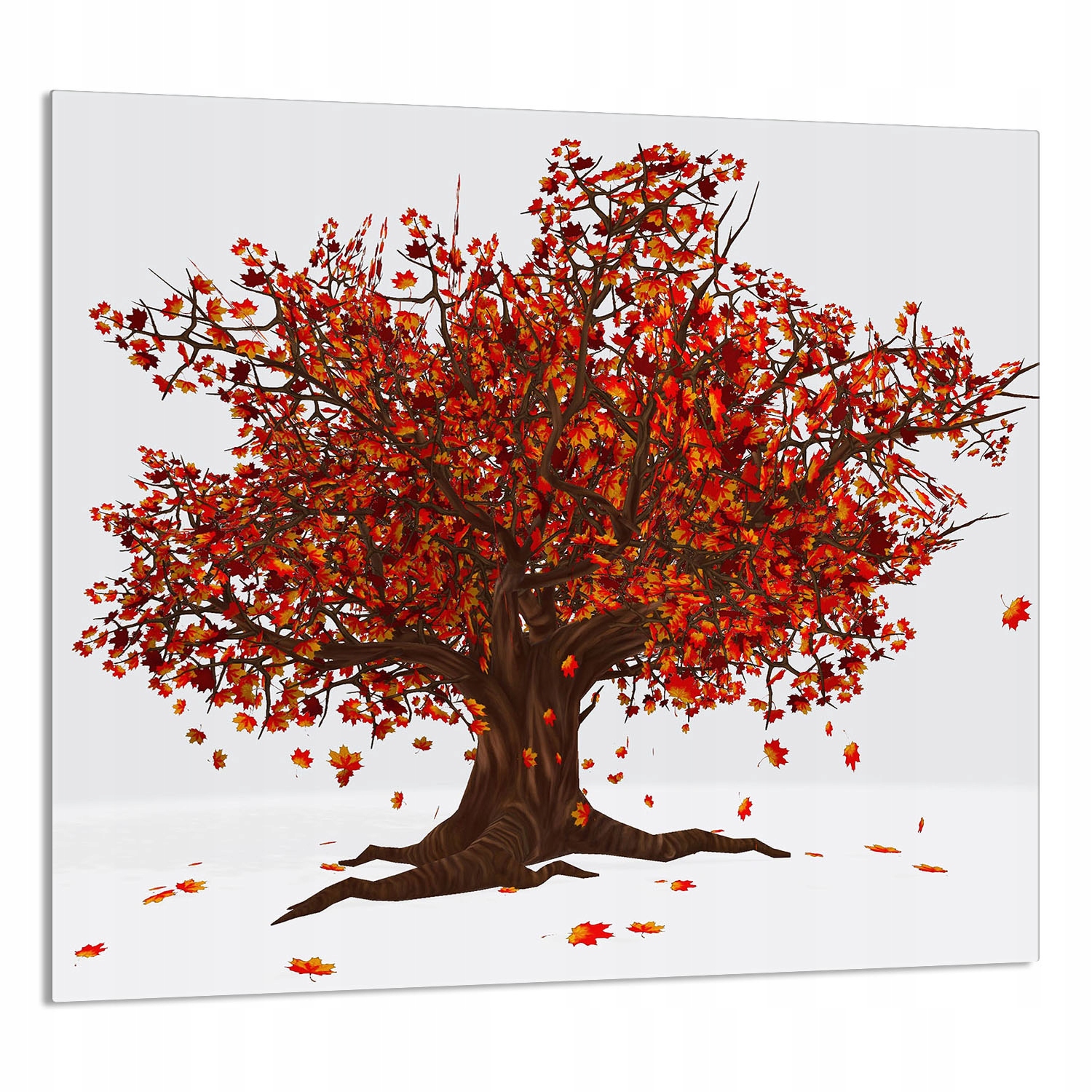 Skleněný Panel Do Kuchyně 65x60 Dřevo Tvrzené Sklo