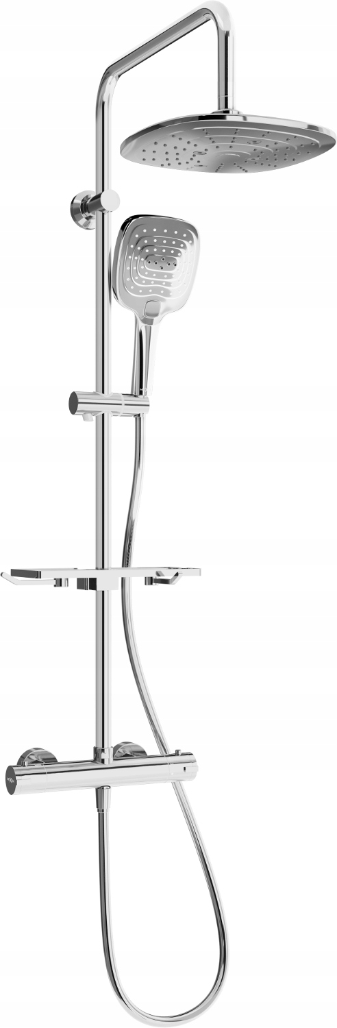 Mexen KT17 Sprchová súprava s dažďovou sprchou a termostatickou batériou