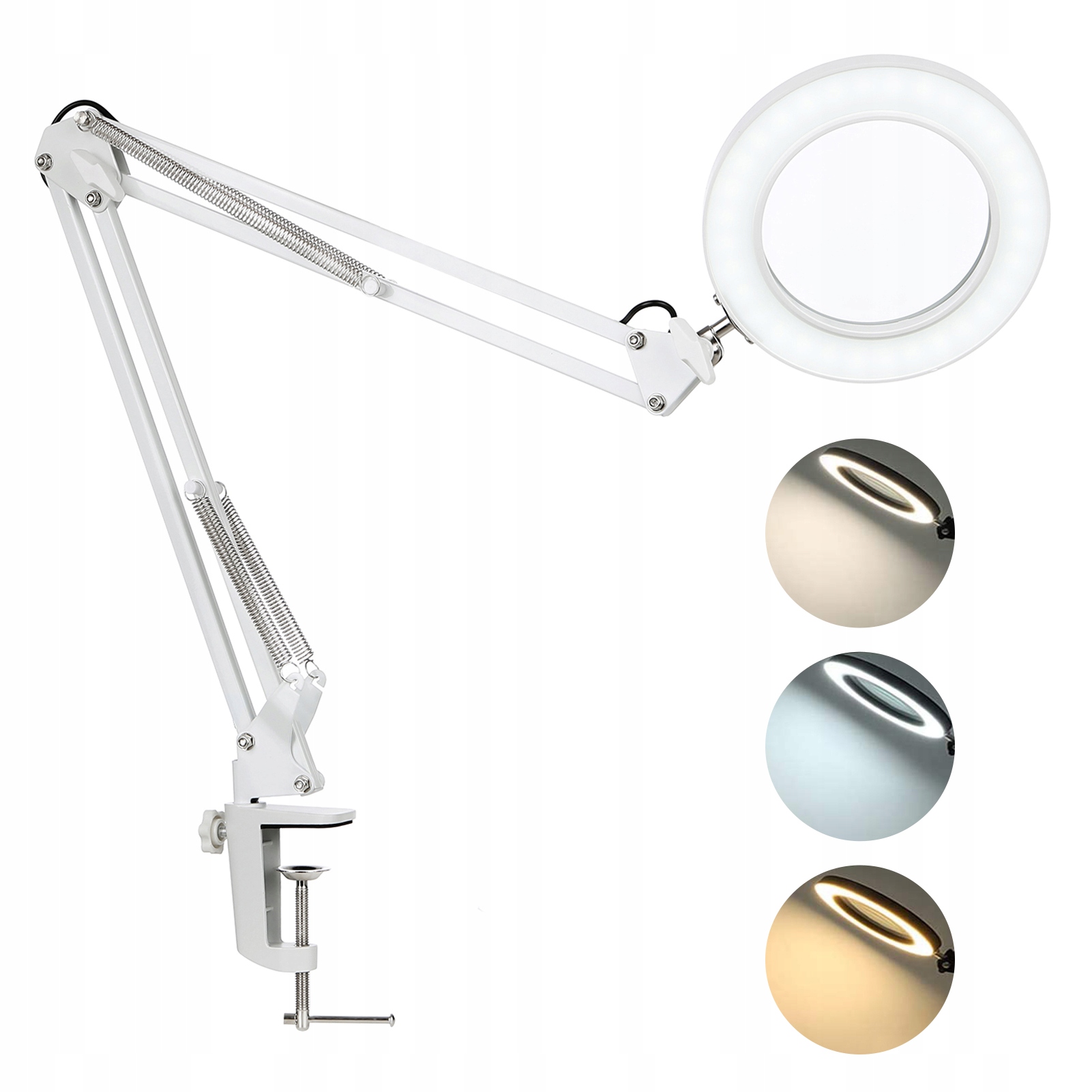 

lupa 8X , Lampa Stołowa Usb Na Biurko z zaciskiem