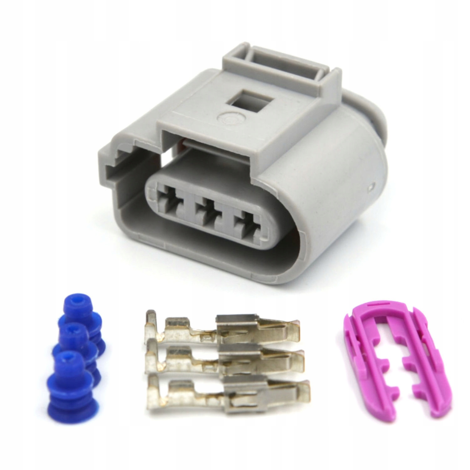 Złącze VAG3.5 3PIN SZARE Żeńskie Komplet 1J0973723