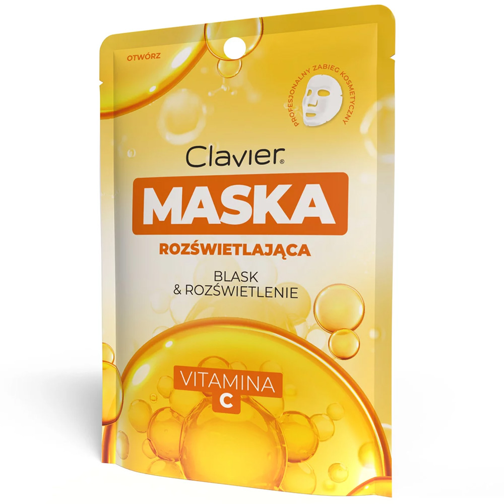 CLAVIER MASKA DO TWARZY W PŁACIE - WITAMINA C - 25ml