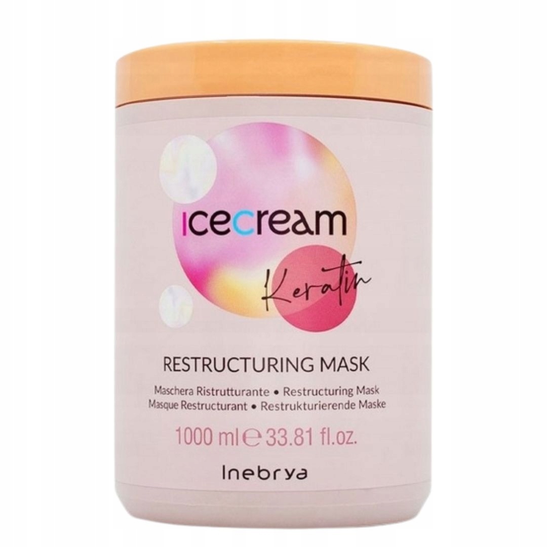 INEBRYA MASKA KERATIN IceCream s keratínom 1000ml