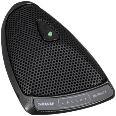 Profesjonalny mikrofon pojemnościowy Shure MX393/O Powierzchniowy Dookólny