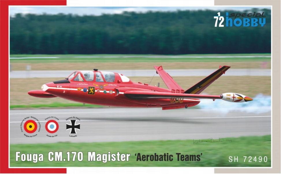 Fouga CM.170 Magister 'Aerobatické týmy' Special Hobby SH72490 měřítko 1/72