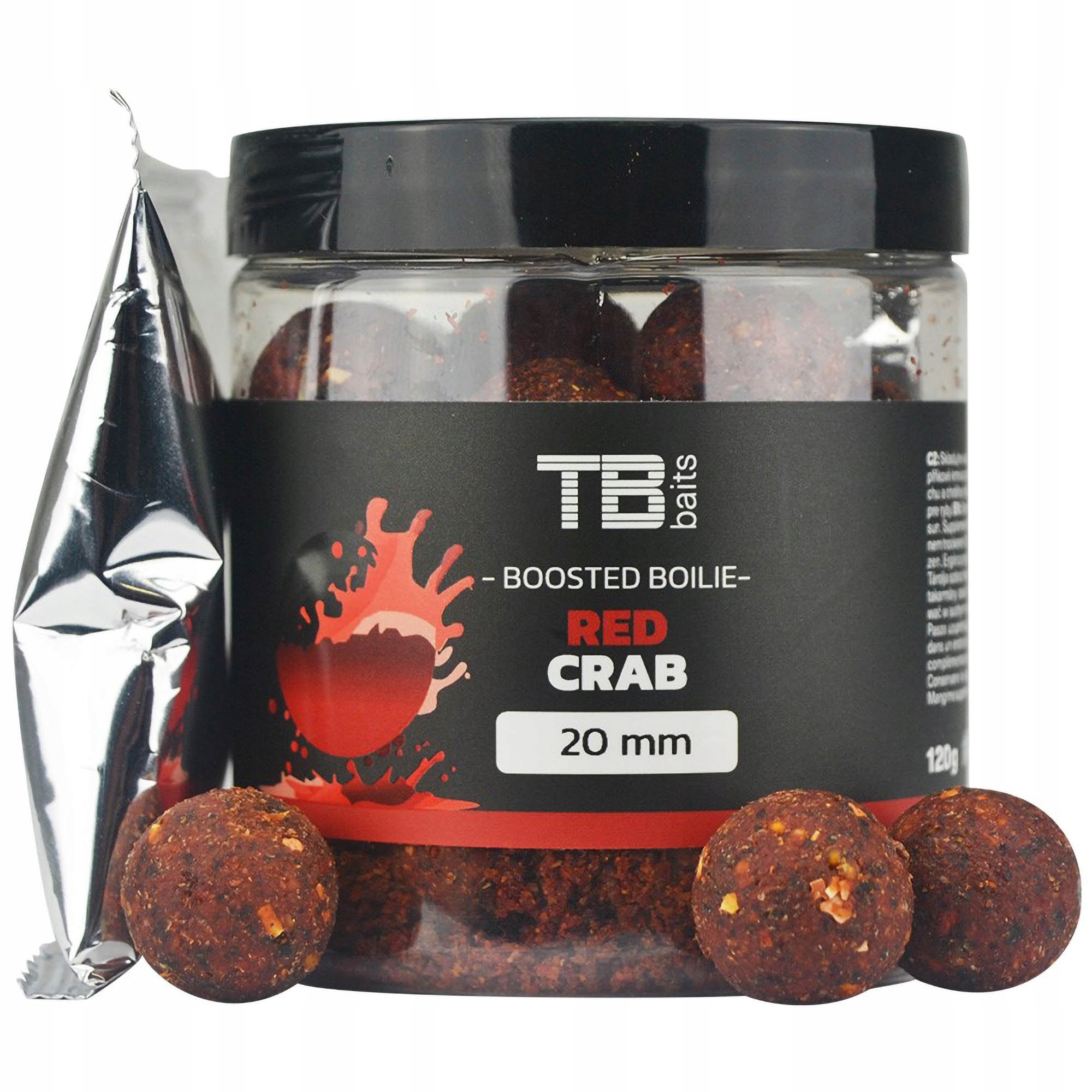 Kulki Tb Baits Blazek Boosted Red Crab 120g 24mm
