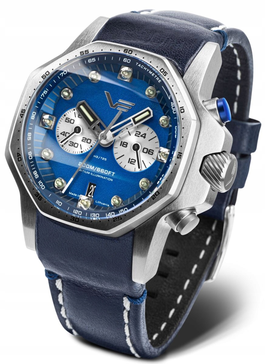 Zegarek męski Vostok Europe Atomic Age VK64-640A700 Chronograf Pasek x2 EAN (GTIN) 4260703062781