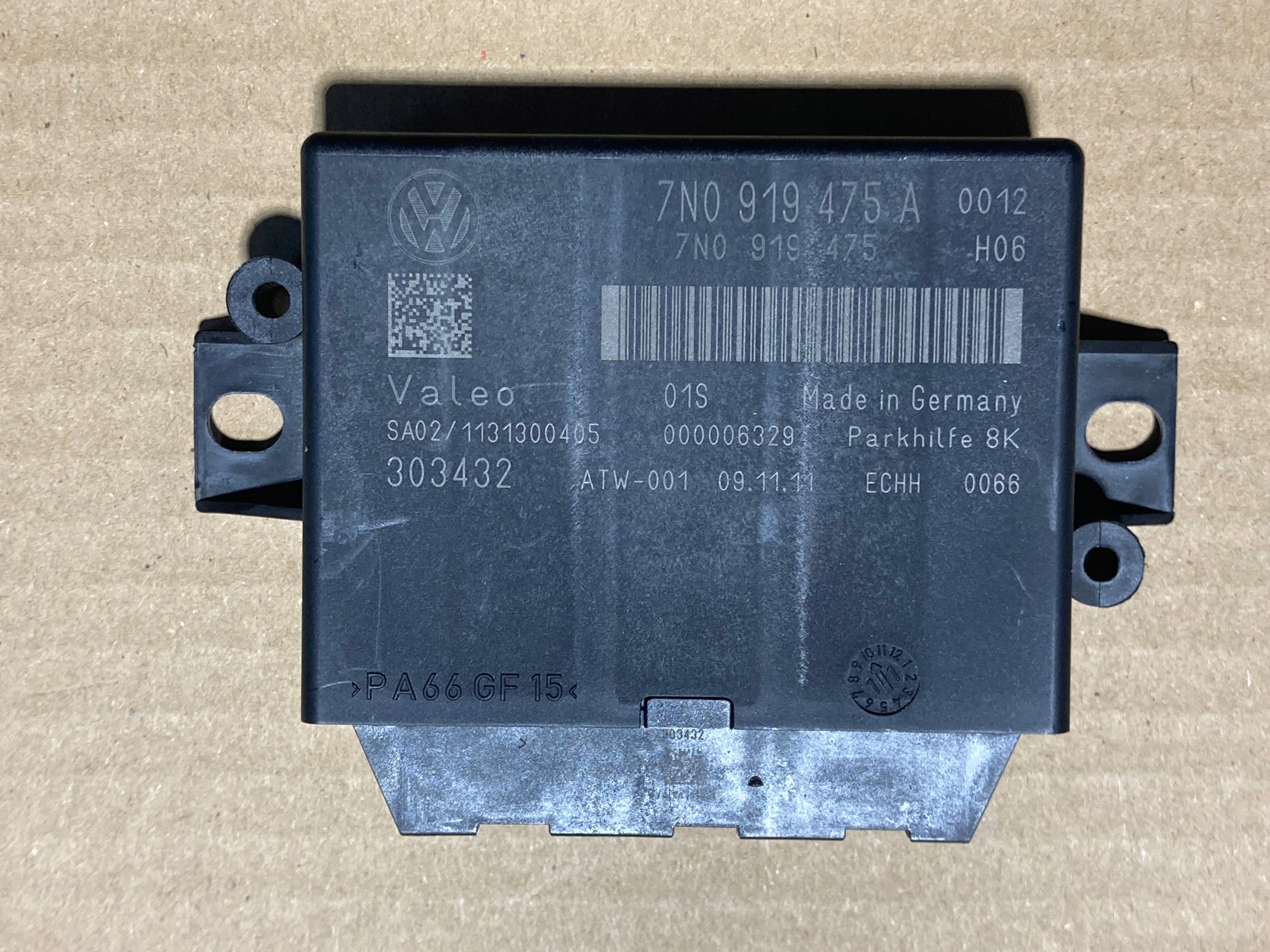 МОДУЛЬ ПАРКТРОНИКА PDC VW SHARAN 7N0919475A