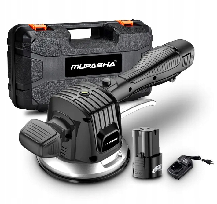 Vibrační přísavka na glazuru dlaždic 16,8 V 2 akumulátory 100 kg