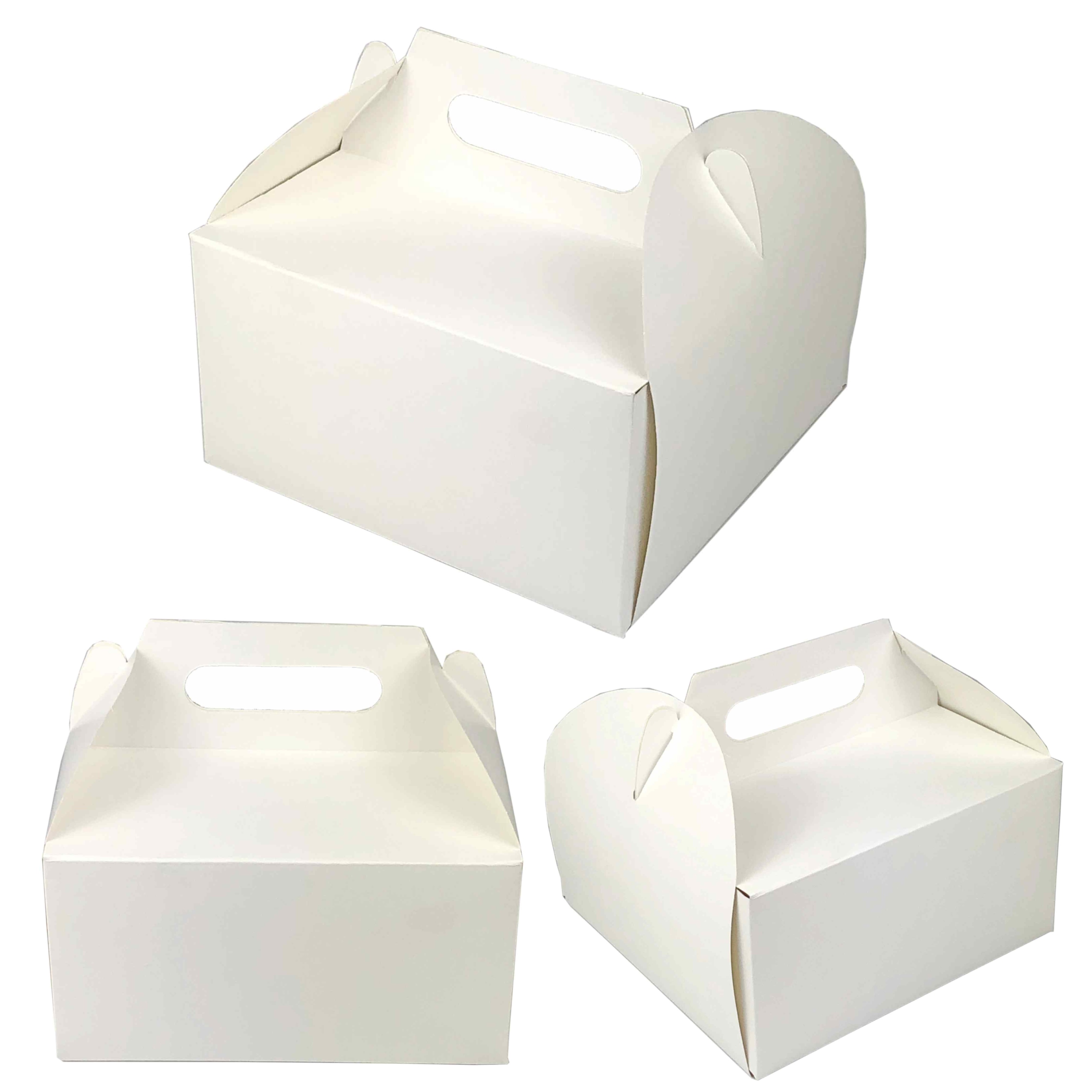 Pudełka na ciasto karton na tort Polkrys biały 30x30x11 cm 25szt bialy tort