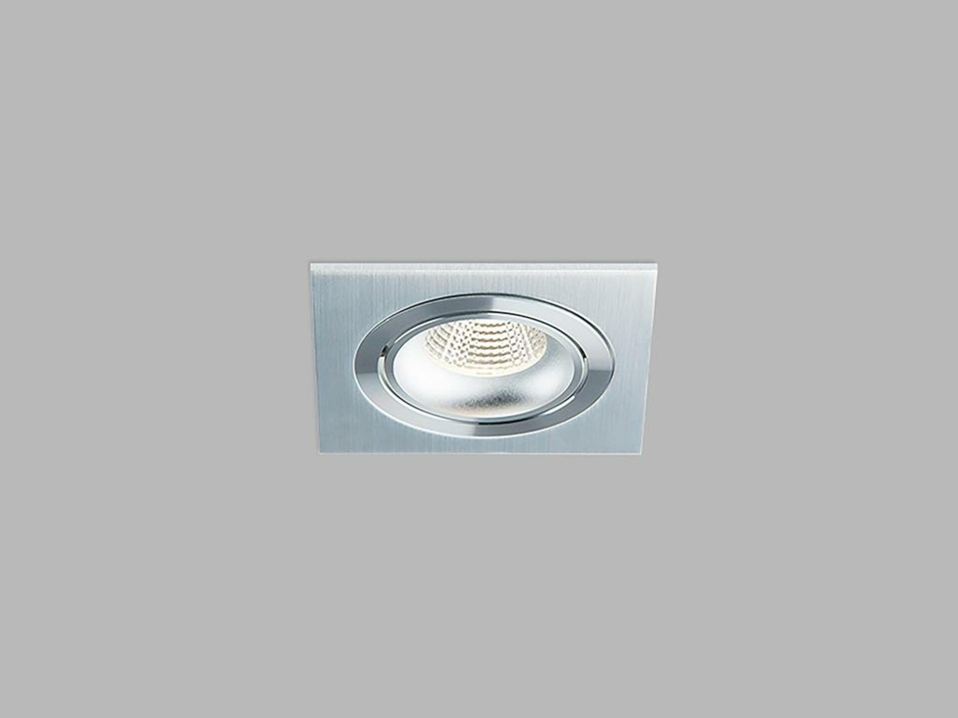 Zápustné bodové Led svietidlo LED2 6W 3000K 530lm hliník DIM