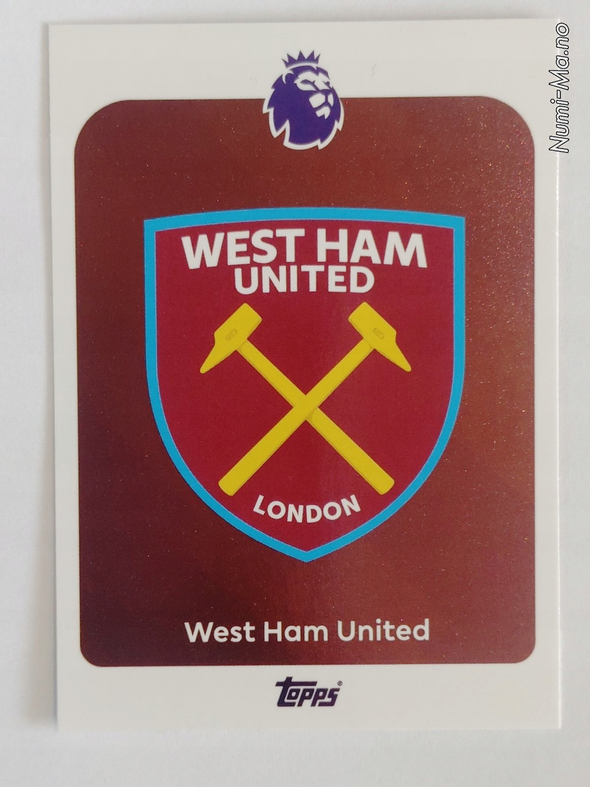 Topps Premier League 2025-2026 NR.271 Logo West Ham United 3841