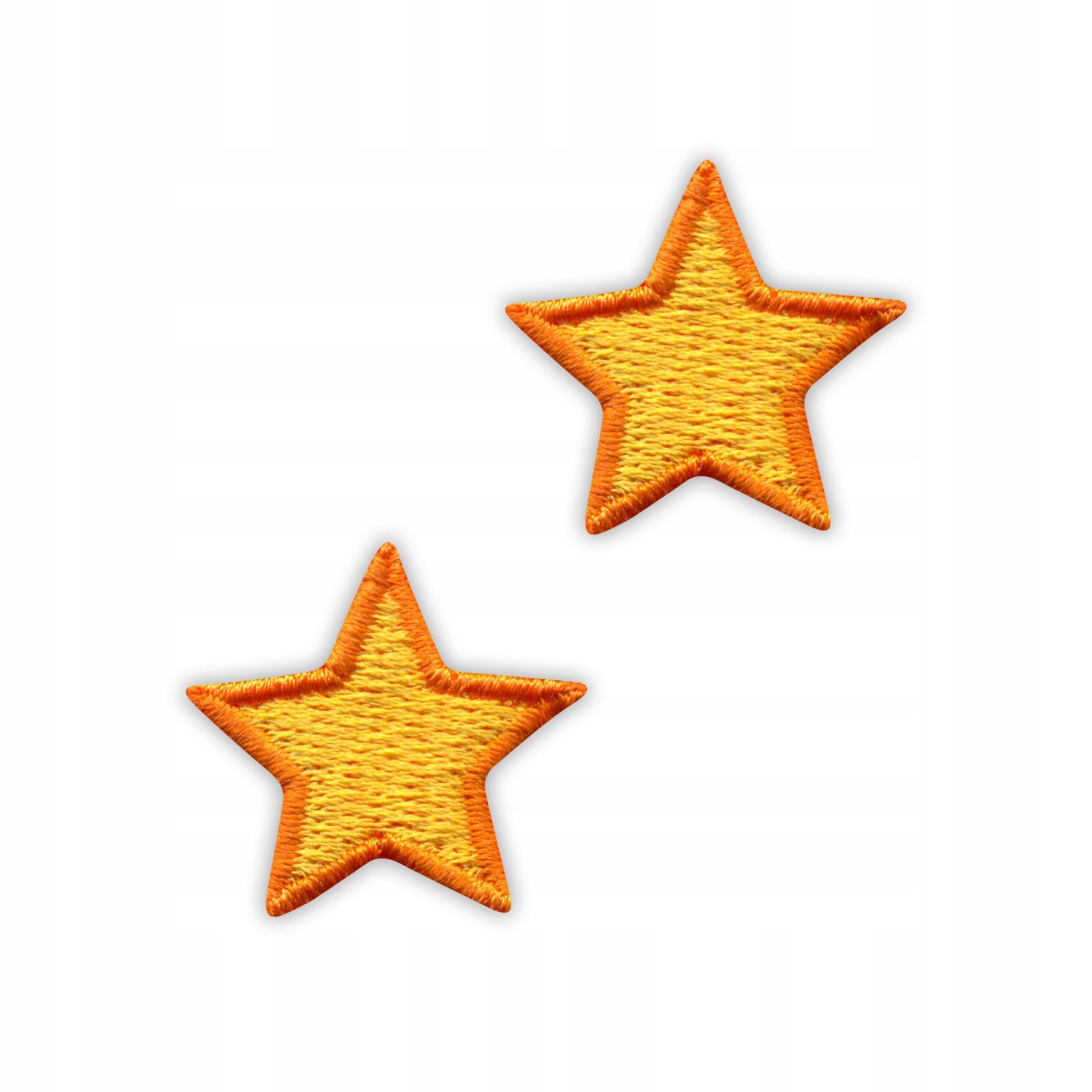 

Naszywki Zestaw 2 Małych Gwiazdek żółte Haft