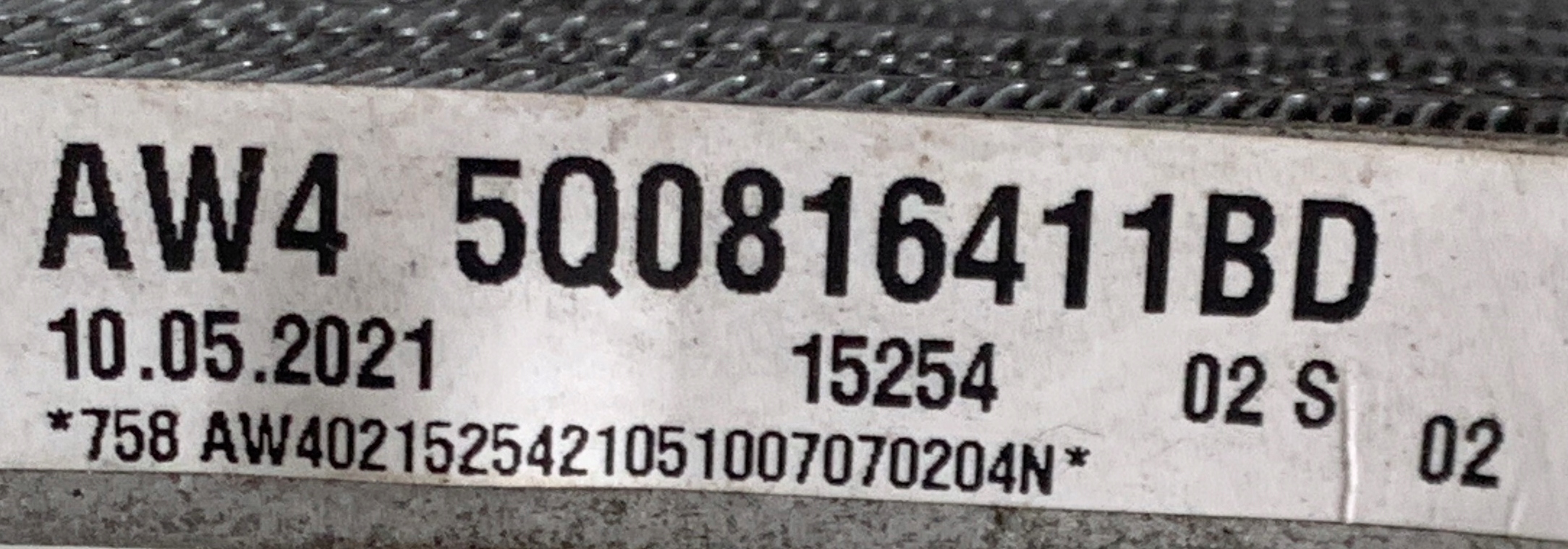 Radiateur climatisation VW SEAT SKODA 5Q0816411BD