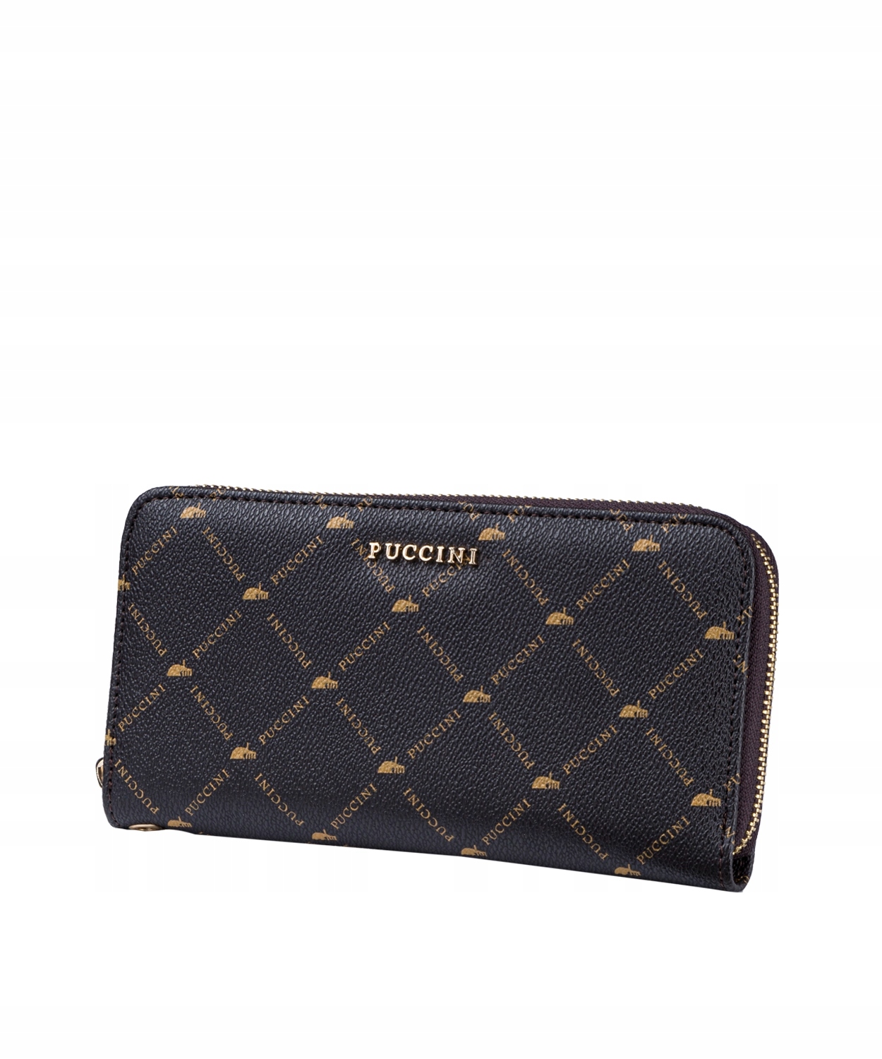 Dámská velká peněženka na Dárek Ekokůže Puccini Hnědá Monogram PLXP0313 2