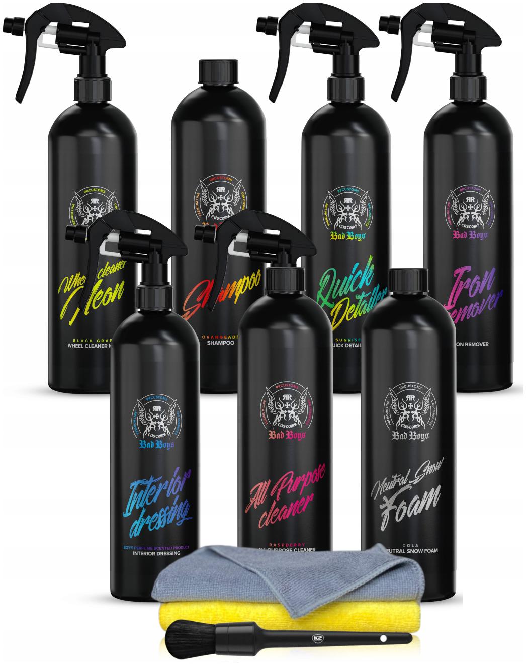 RR Customs RRC Bad Boys Mega Zestaw Kosmetyków Do Auta Detailing Prezent