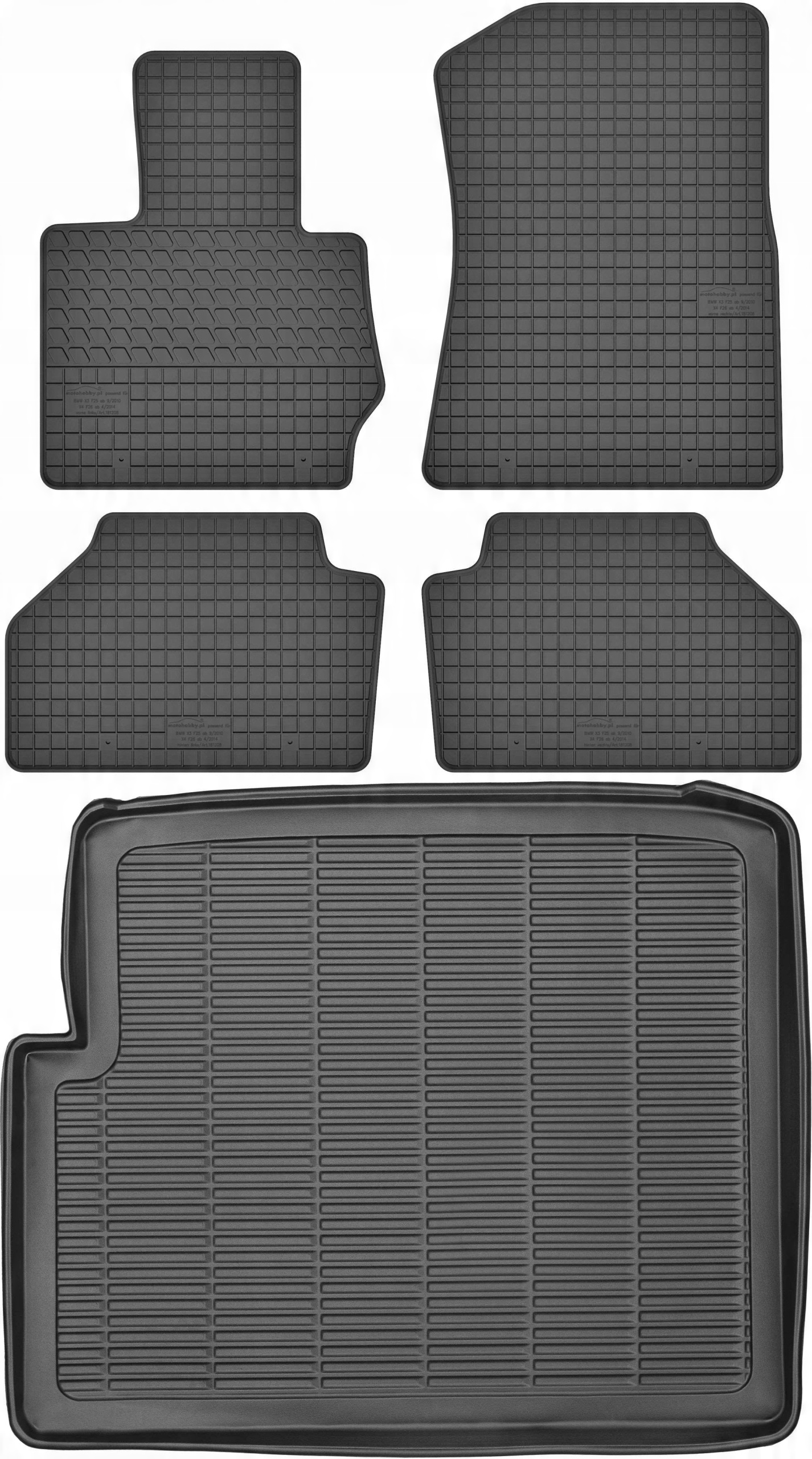 

Bmw X3 F25 Suv 2010-2017 Dywanik i bagażnik