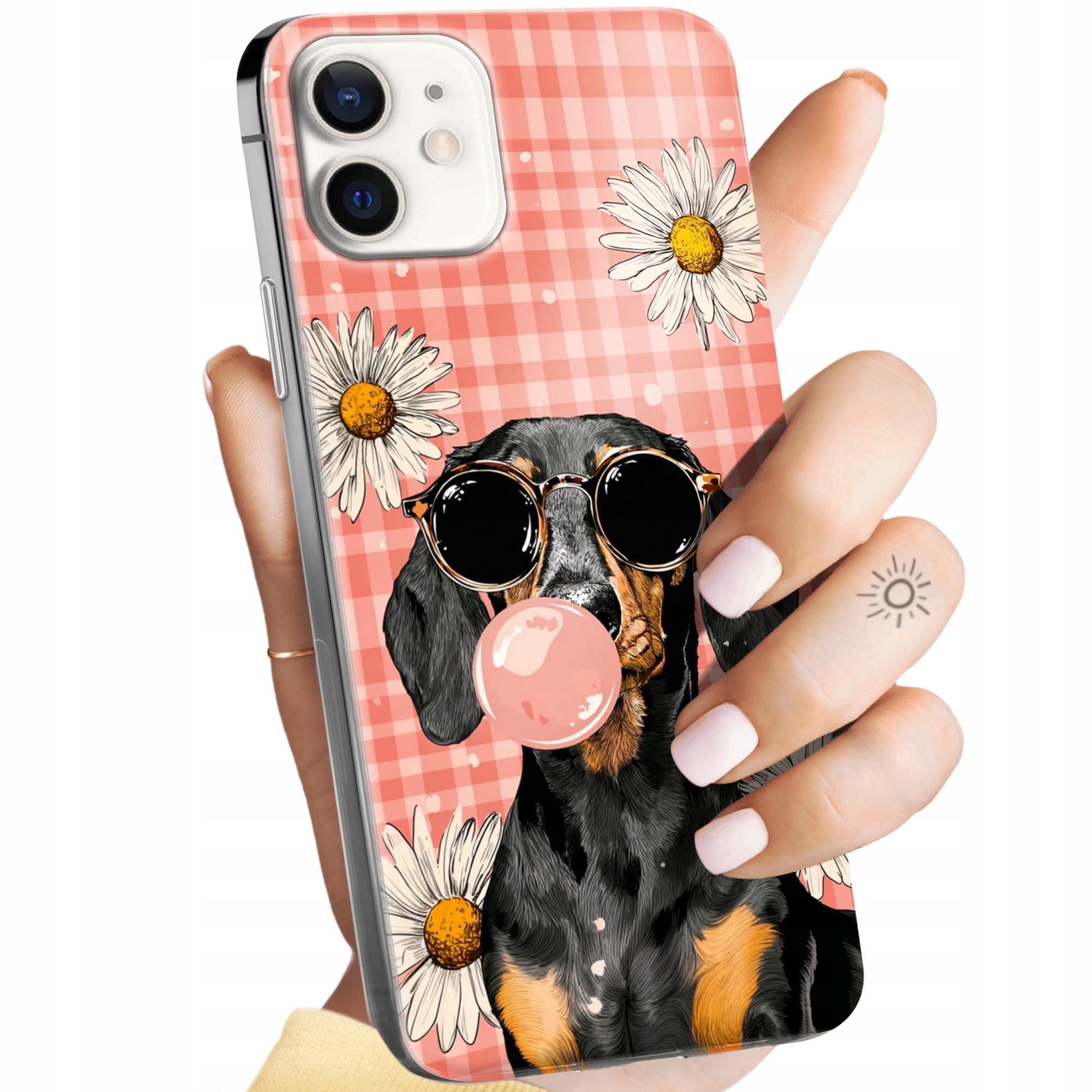 Etui Do Iphone 12 Mini Jamniki Psy Jamnik Red Merle Obudowa Pokrowiec
