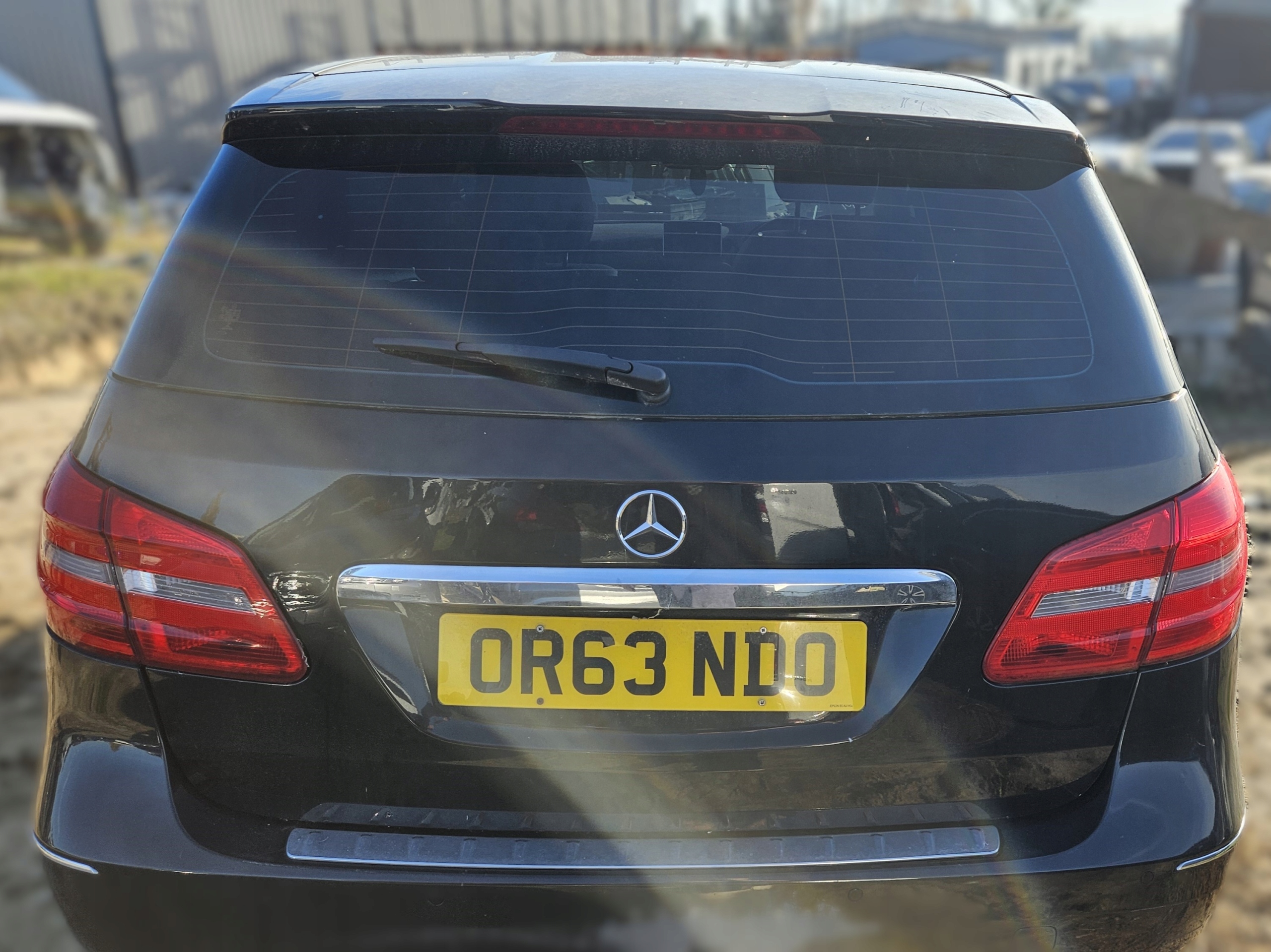boot door rear boot Z window MERCEDES B KLASA W246 colour 191