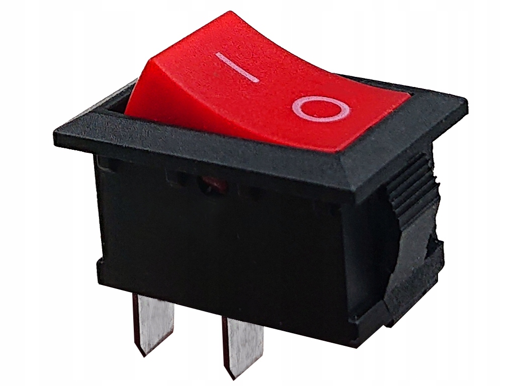 PRZEŁĄCZNIK WŁĄCZNIK KOŁYSKOWY KLAWISZOWY ON-OFF DWUPOZYCYJNY 12V 24V 230V