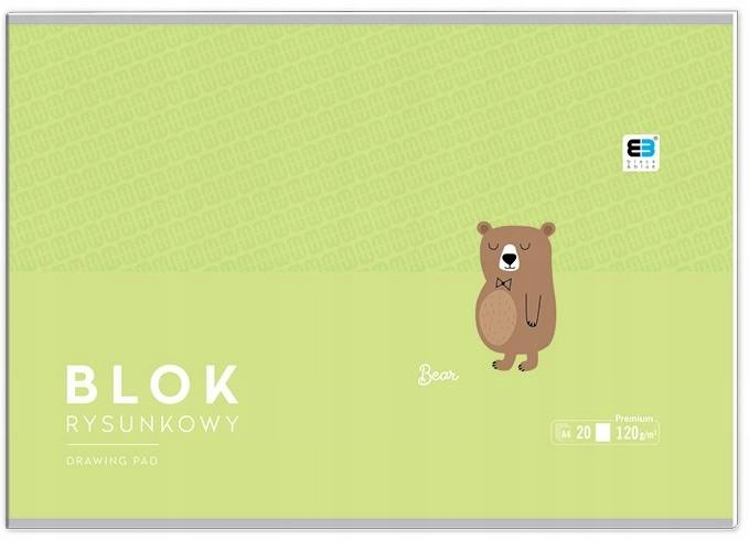 Blok Rysunkowy A4 20 Kartek Białych Interdruk Bohater brak