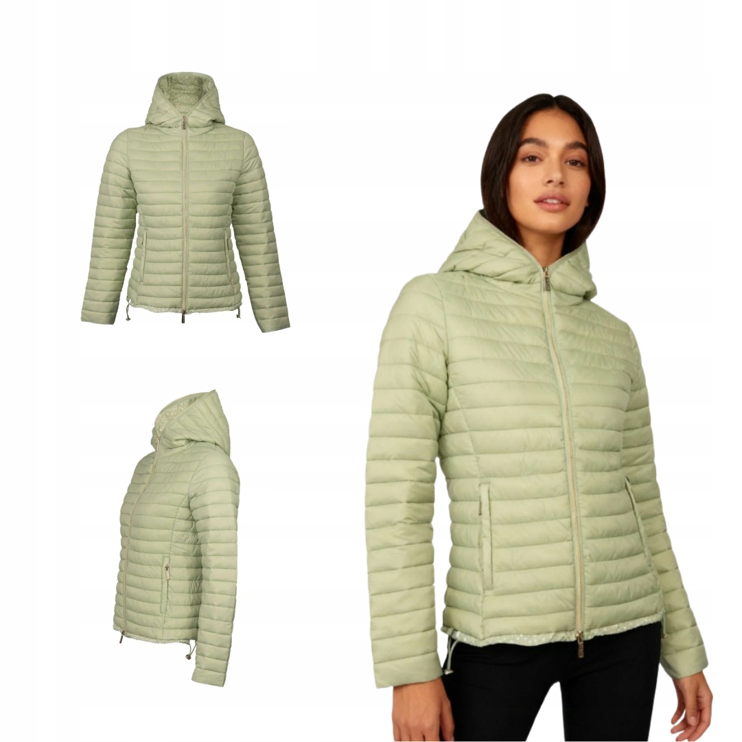 Dámská péřová bunda s kapucí krátká Vico M