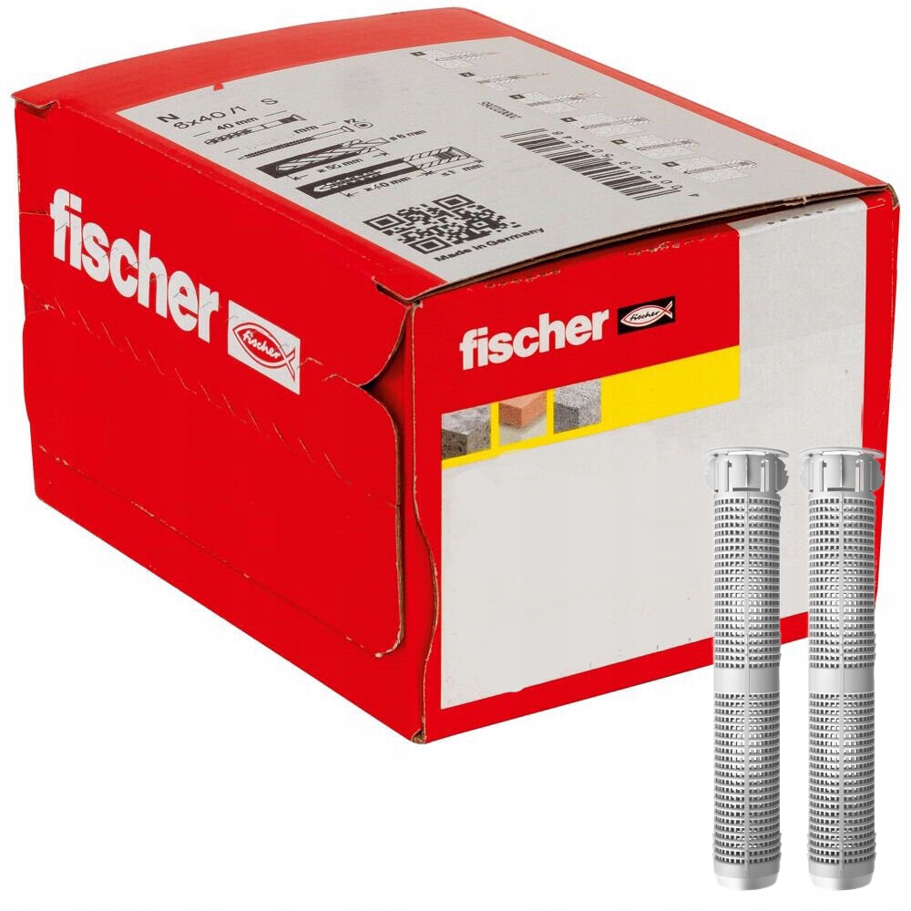Fischer Plastové síťované pouzdra Fis H 12 x 50 K – 50 Ks