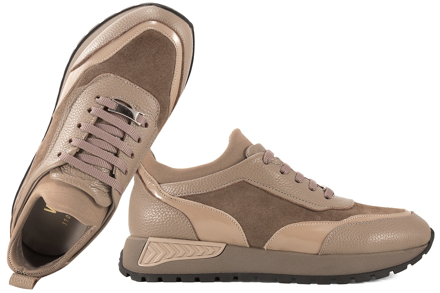 Verano 097.EM3108 Kožené Tenisky Dámské Polobotky Casual béžové 42