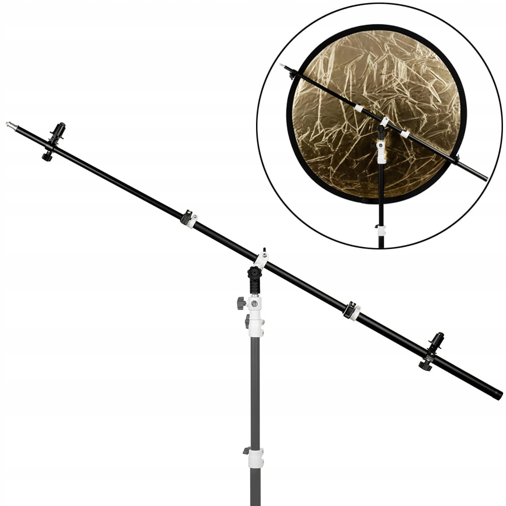 Uchwyt statywowy ramię do mocowania blend 120cm trzpień 16mm