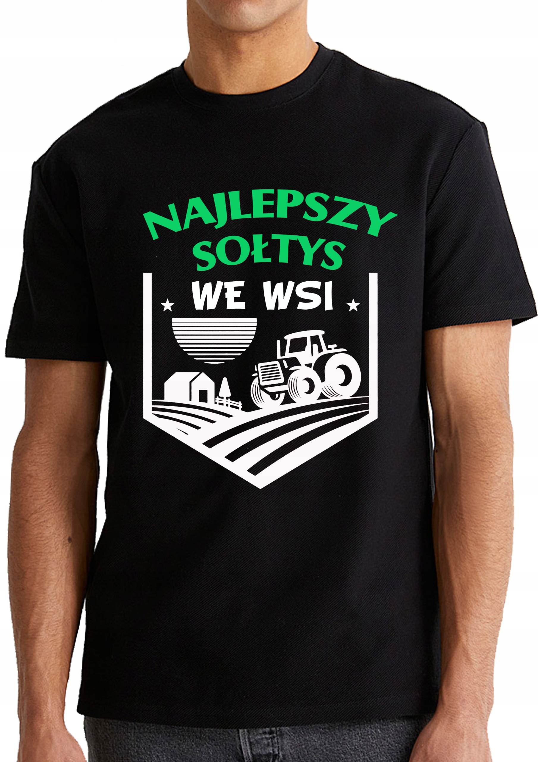 KOSZULKA SOŁTYS PREZENT DLA SOŁTYSA DZIEŃ SOŁTYSA Kolor czarny